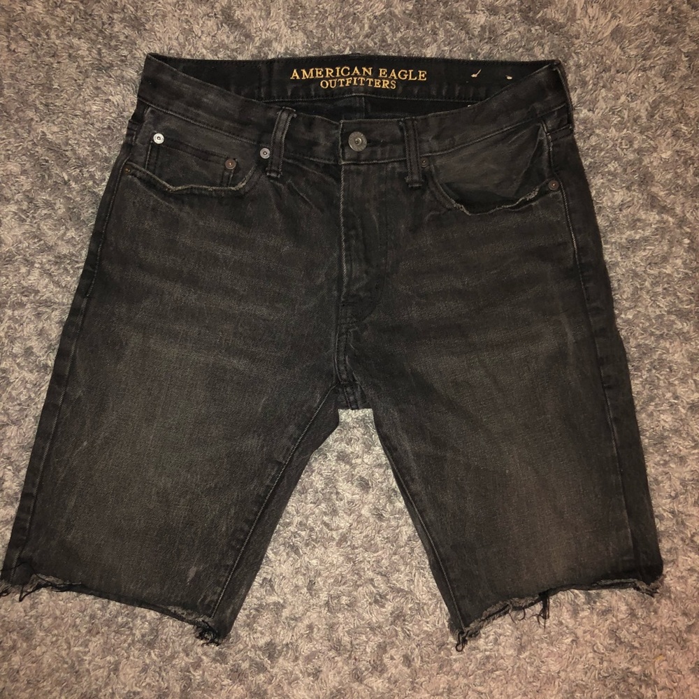 Black American Eagle Jean Shorts Men’s Medium 30